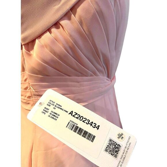 Azazie Anthea Blushing Pink Size A2 NWT - Picture 7 of 7